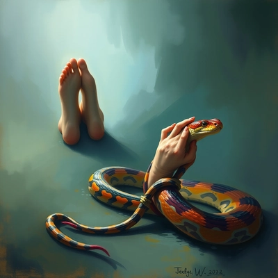 夢見蛇纏腳是什麼意思