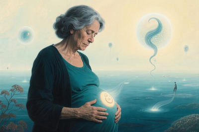 50多歲女人夢見自己懷孕