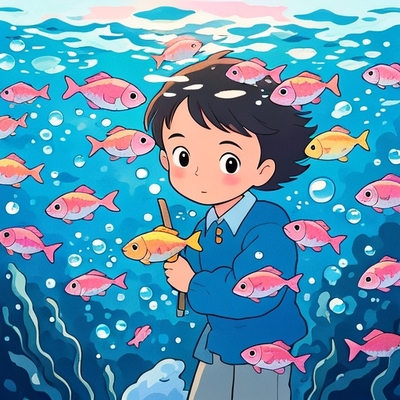 夢到好多好多魚