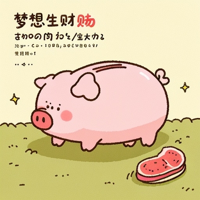 夢見生豬肉財運