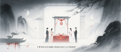 夢見別人結婚辦喜事是什麼預兆